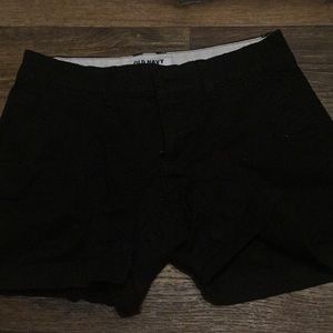 Black old navy shorts